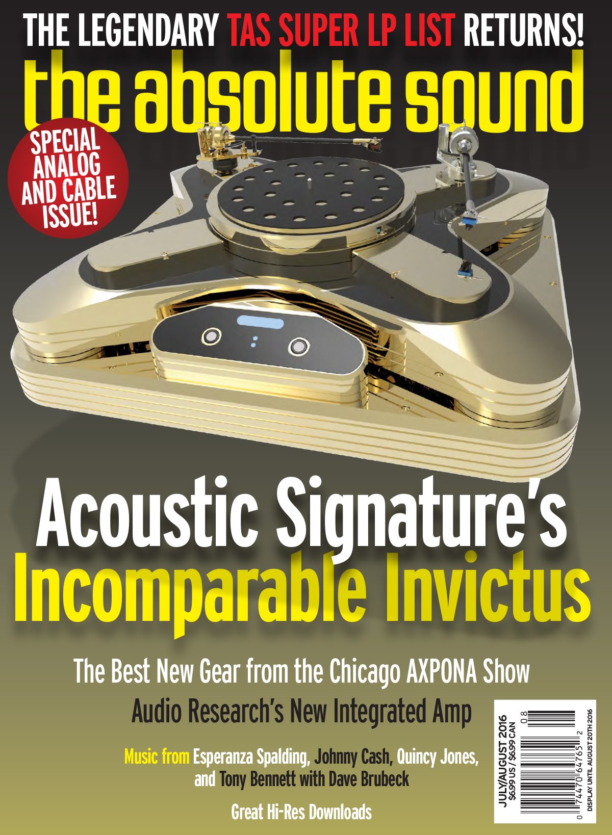 Acoustic Signature Invictus Turntable with TA-9000 Tonearm
