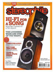 Diamond 10.1 featured in Stereophile’s ‘The Entry Level’